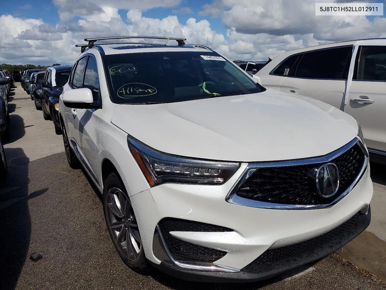 2020 Acura Rdx Technology VIN: 5J8TC1H52LL012911 Lot: 79145974