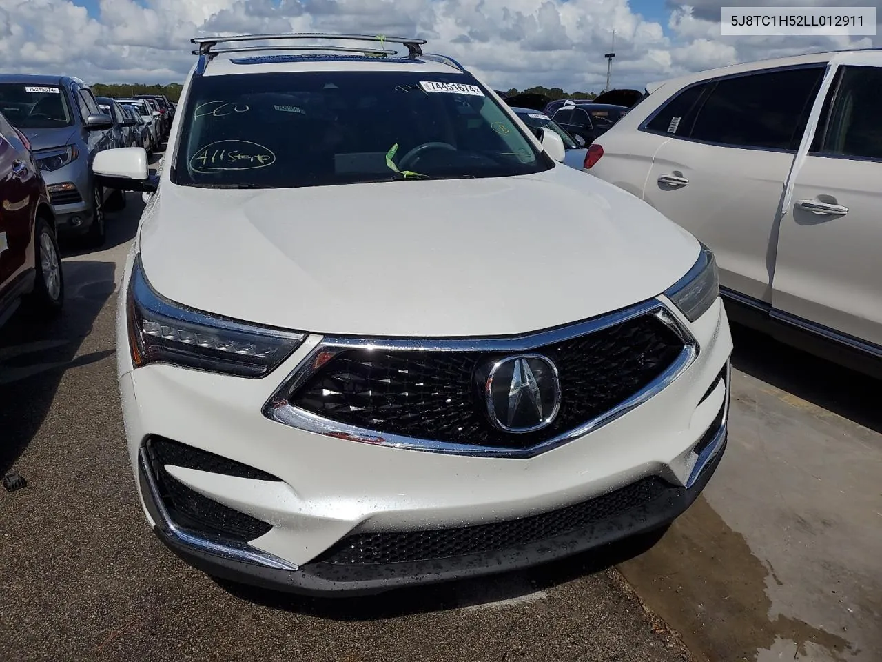 2020 Acura Rdx Technology VIN: 5J8TC1H52LL012911 Lot: 79145974