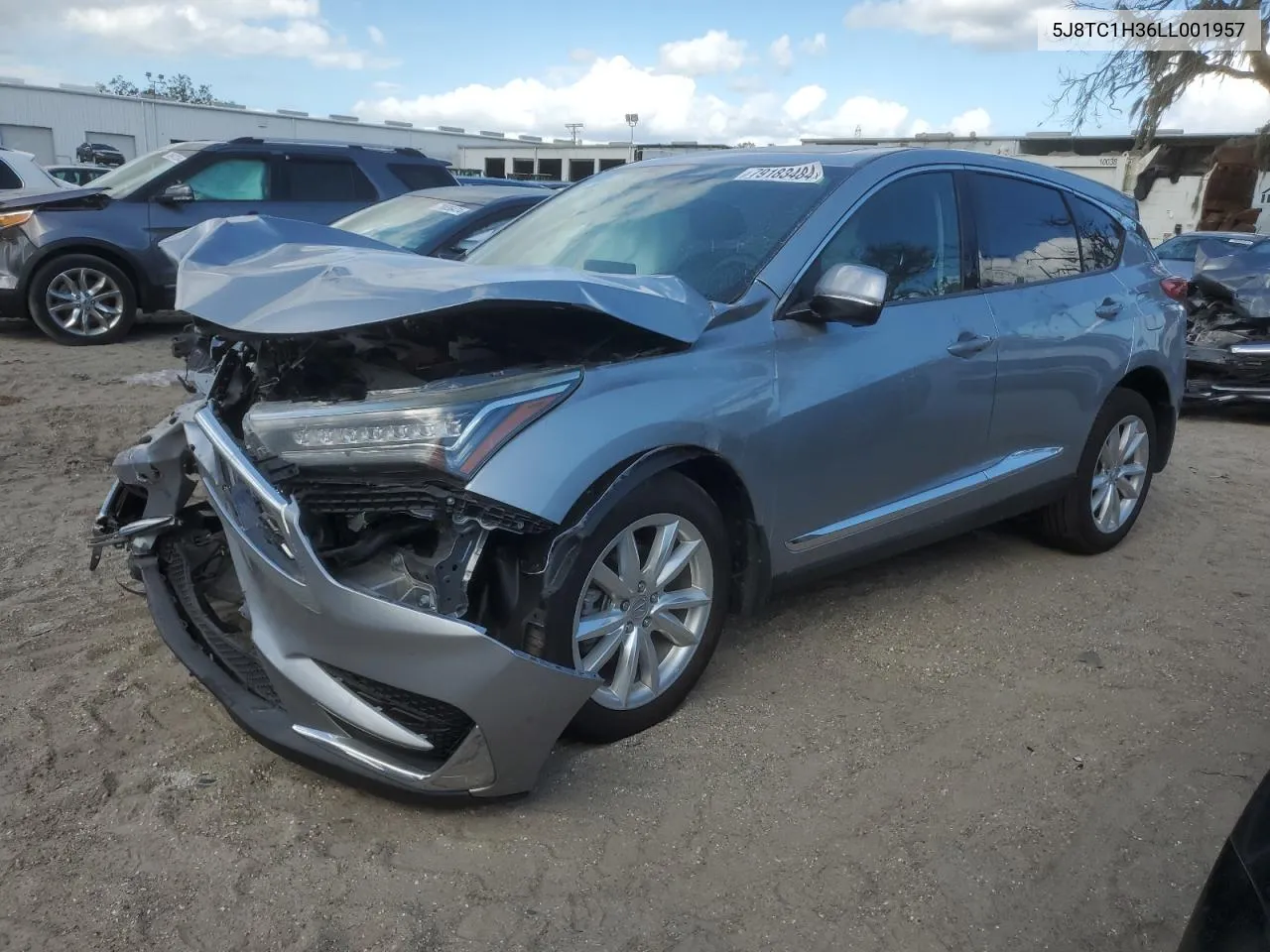 2020 Acura Rdx VIN: 5J8TC1H36LL001957 Lot: 79183484