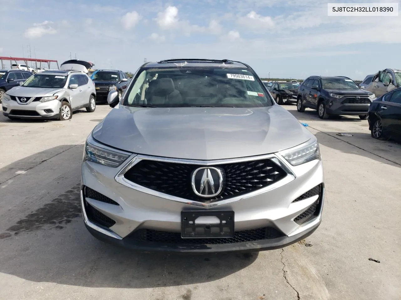 2020 Acura Rdx VIN: 5J8TC2H32LL018390 Lot: 79503614