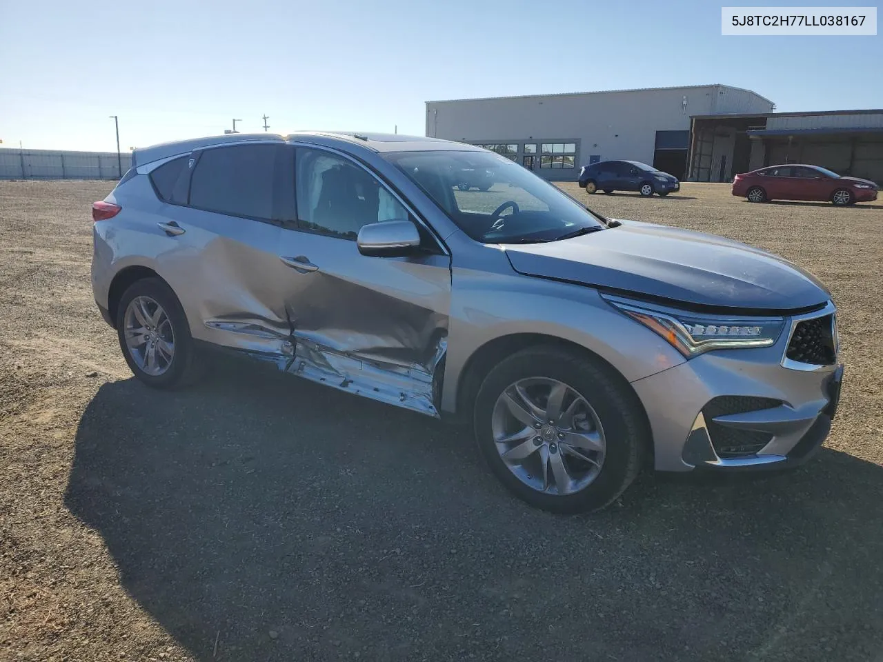 2020 Acura Rdx Advance VIN: 5J8TC2H77LL038167 Lot: 79850834