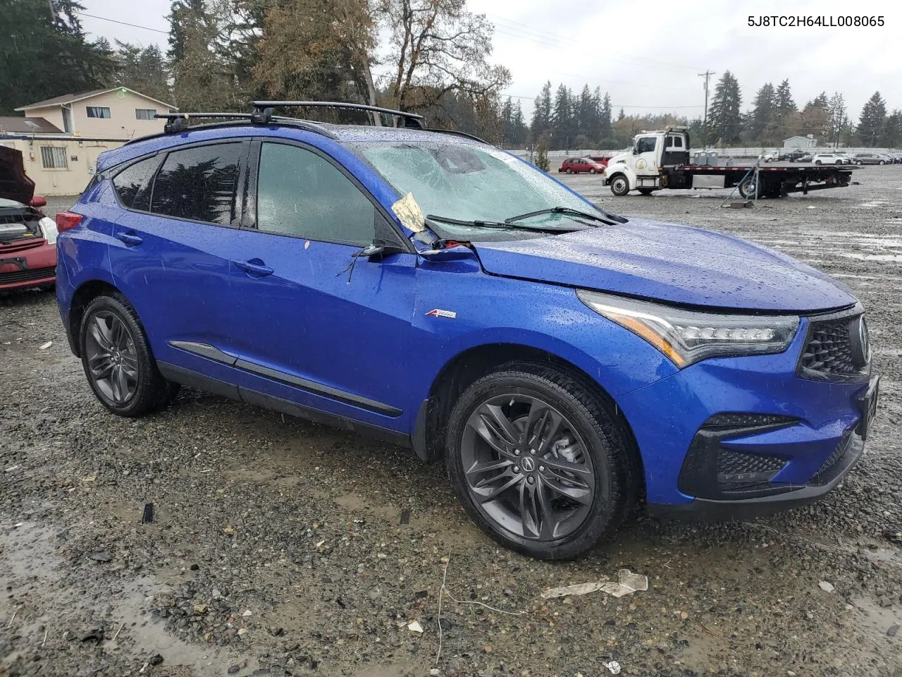 2020 Acura Rdx A-Spec VIN: 5J8TC2H64LL008065 Lot: 80587934