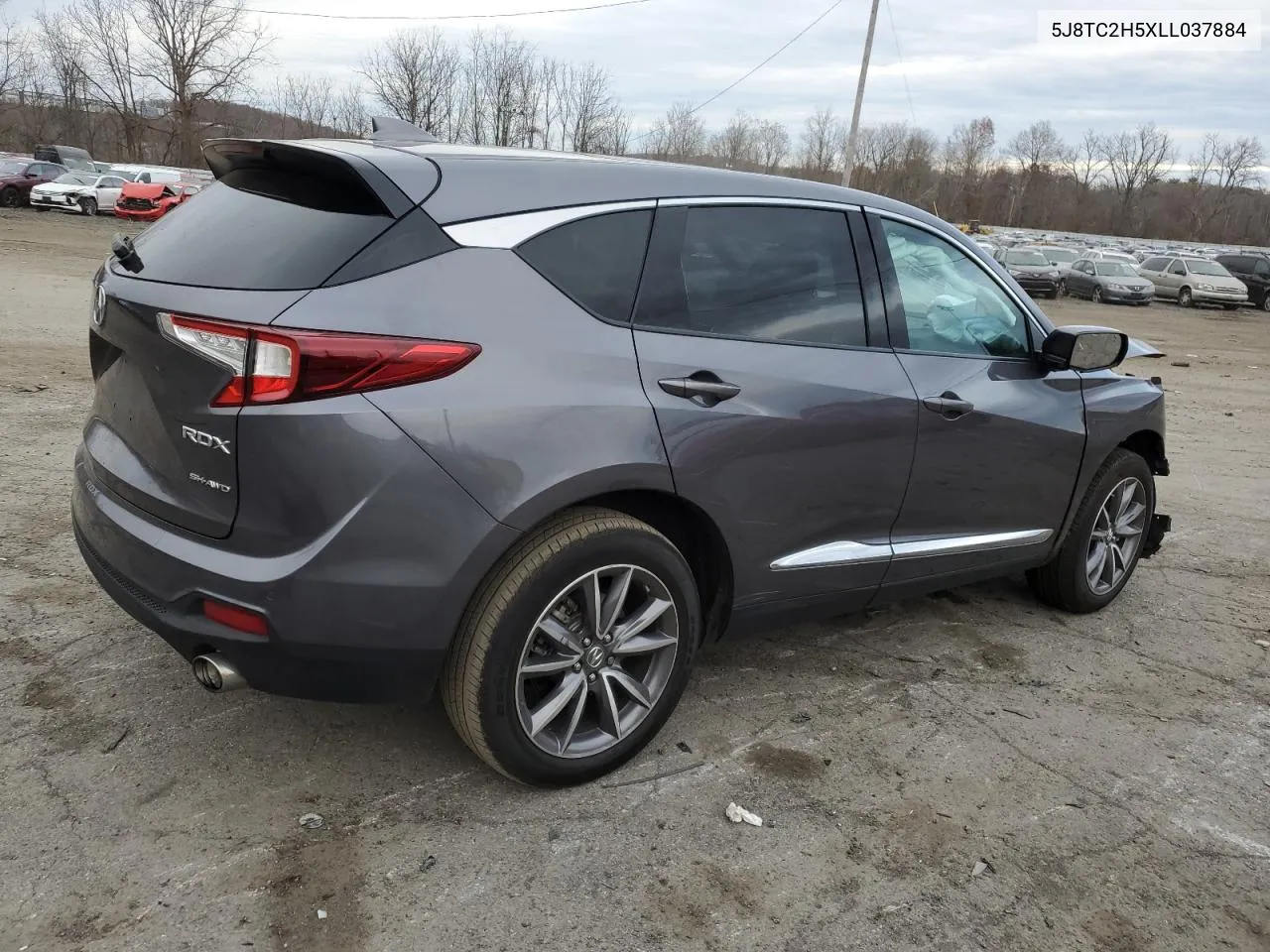 2020 Acura Rdx Technology VIN: 5J8TC2H5XLL037884 Lot: 80769234