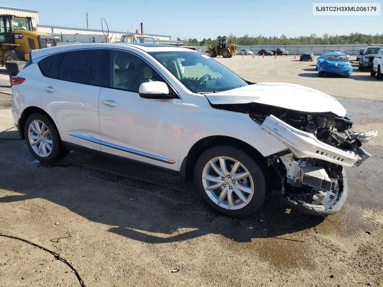 2021 Acura Rdx VIN: 5J8TC2H3XML006179 Lot: 58095374