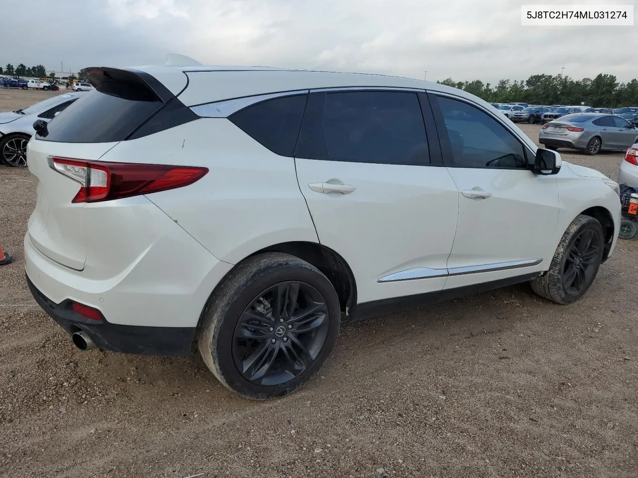 2021 Acura Rdx Advance VIN: 5J8TC2H74ML031274 Lot: 59788184