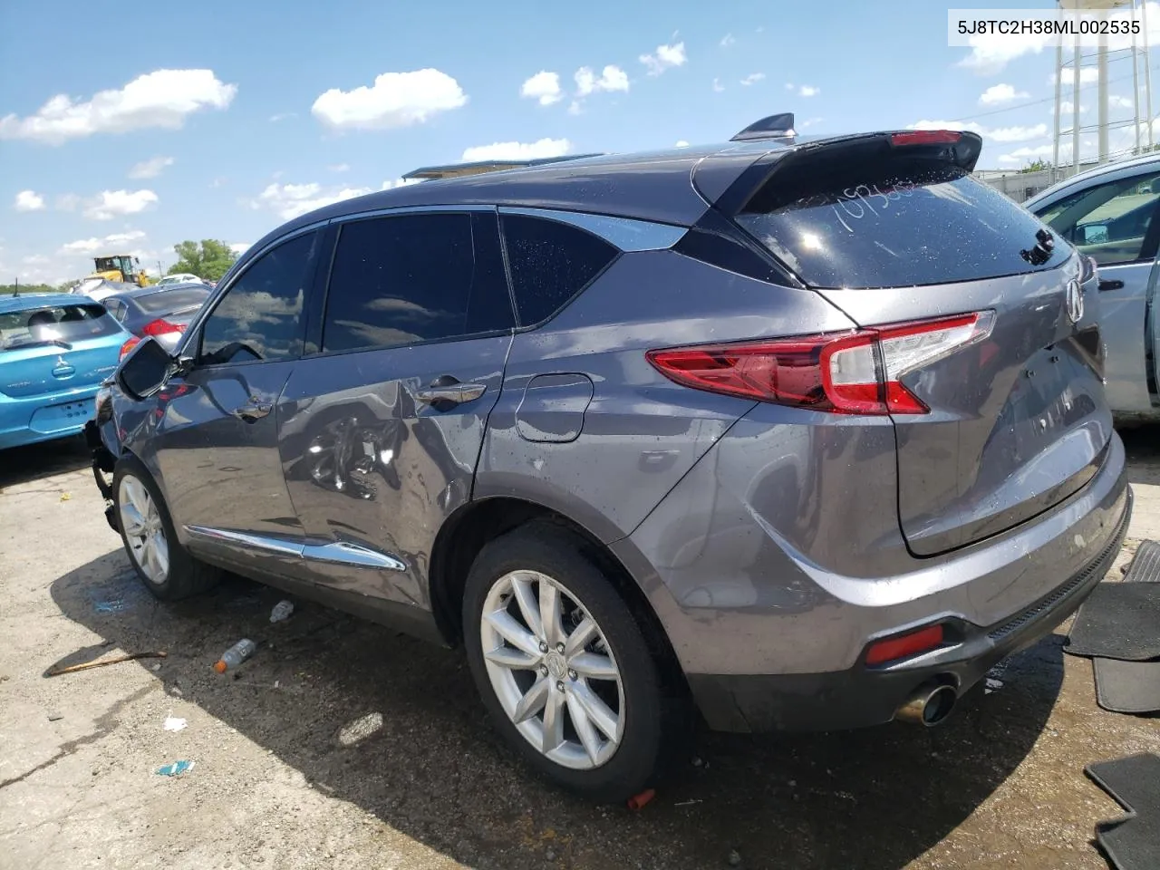 2021 Acura Rdx VIN: 5J8TC2H38ML002535 Lot: 60232244