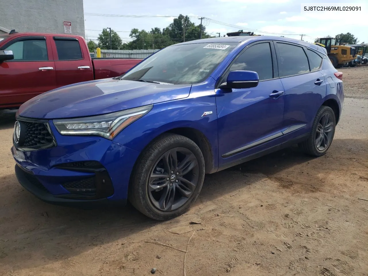 2021 Acura Rdx A-Spec VIN: 5J8TC2H69ML029091 Lot: 60853484