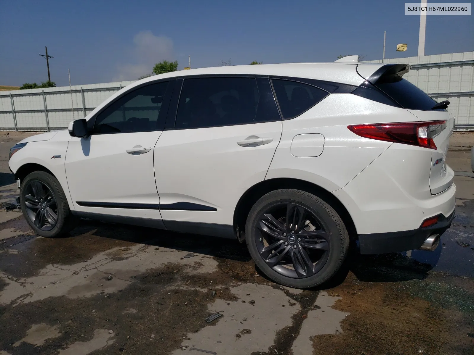 2021 Acura Rdx A-Spec VIN: 5J8TC1H67ML022960 Lot: 65139864