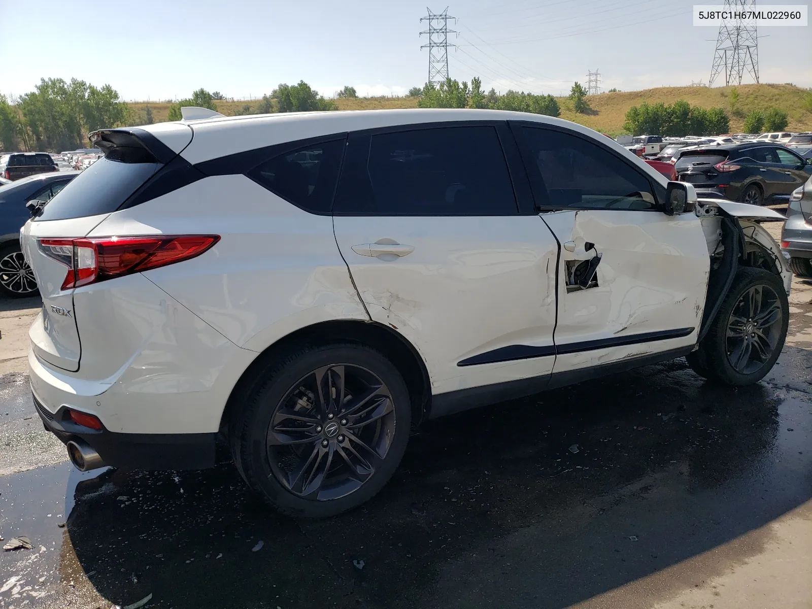 2021 Acura Rdx A-Spec VIN: 5J8TC1H67ML022960 Lot: 65139864