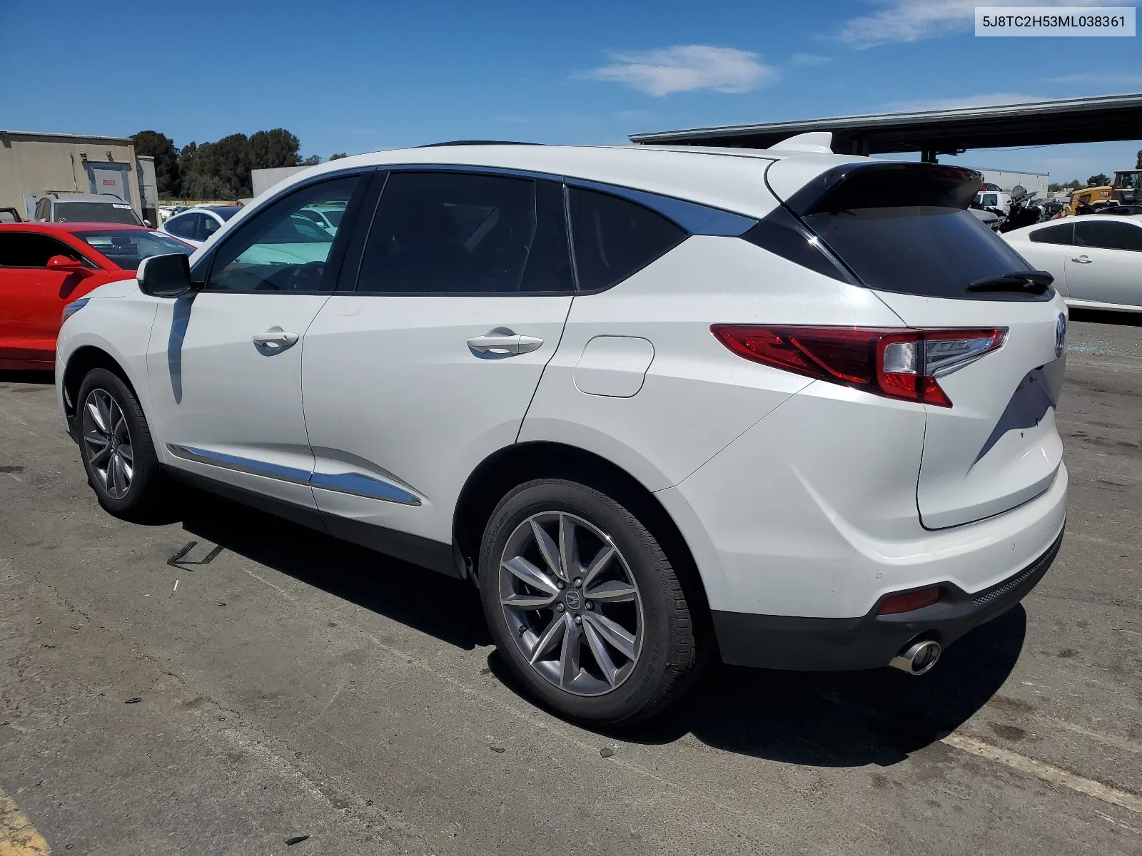 2021 Acura Rdx Technology VIN: 5J8TC2H53ML038361 Lot: 65662784