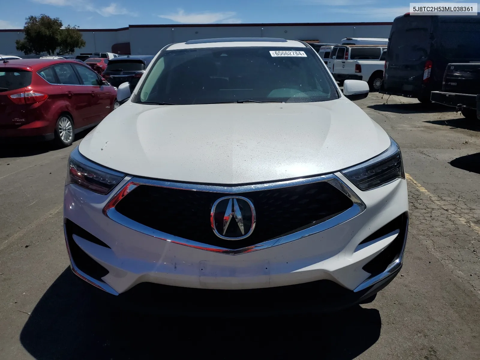 2021 Acura Rdx Technology VIN: 5J8TC2H53ML038361 Lot: 65662784