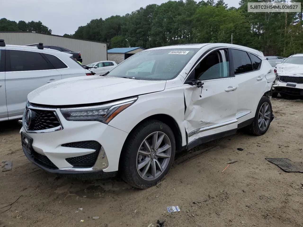 2021 Acura Rdx Technology VIN: 5J8TC2H54ML008527 Lot: 66484674