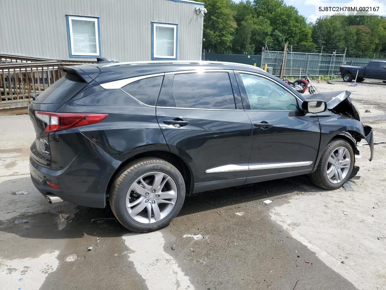 2021 Acura Rdx Advance VIN: 5J8TC2H78ML032167 Lot: 69178814