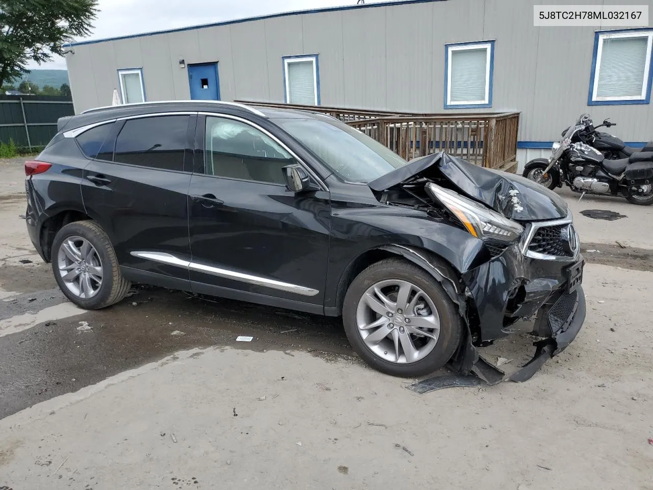 2021 Acura Rdx Advance VIN: 5J8TC2H78ML032167 Lot: 69178814