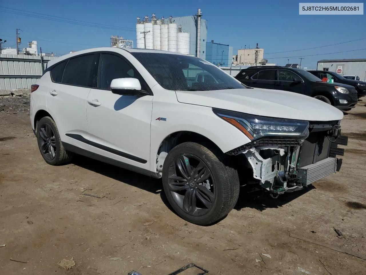 2021 Acura Rdx A-Spec VIN: 5J8TC2H65ML002681 Lot: 69300394