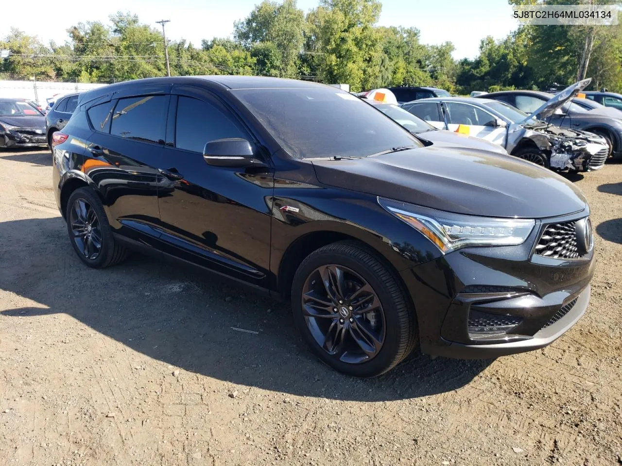 2021 Acura Rdx A-Spec VIN: 5J8TC2H64ML034134 Lot: 69643364