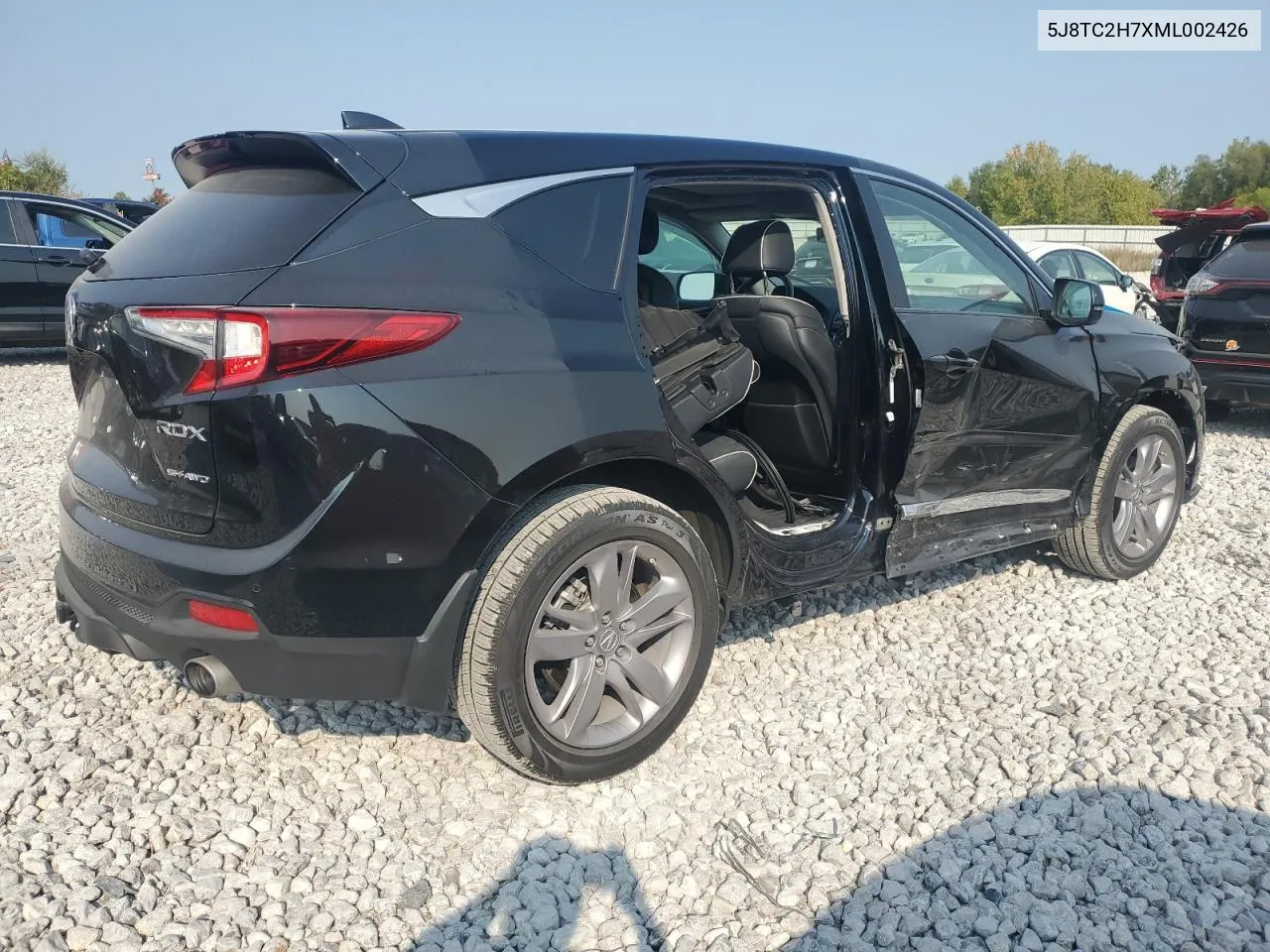 2021 Acura Rdx Advance VIN: 5J8TC2H7XML002426 Lot: 70595044