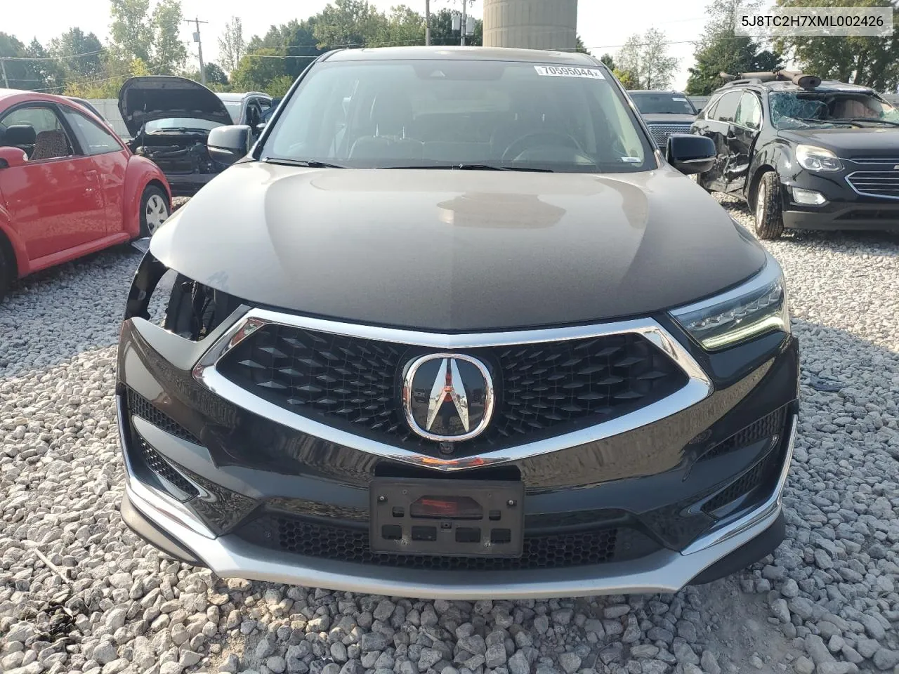 2021 Acura Rdx Advance VIN: 5J8TC2H7XML002426 Lot: 70595044