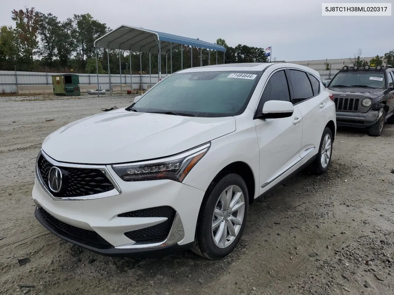 2021 Acura Rdx VIN: 5J8TC1H38ML020317 Lot: 71484644