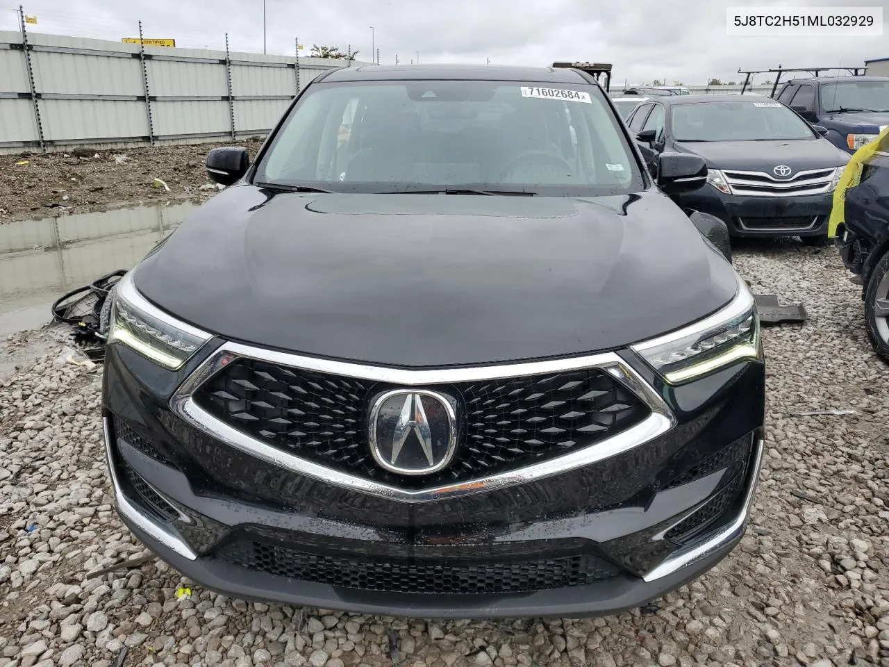 2021 Acura Rdx Technology VIN: 5J8TC2H51ML032929 Lot: 71602684