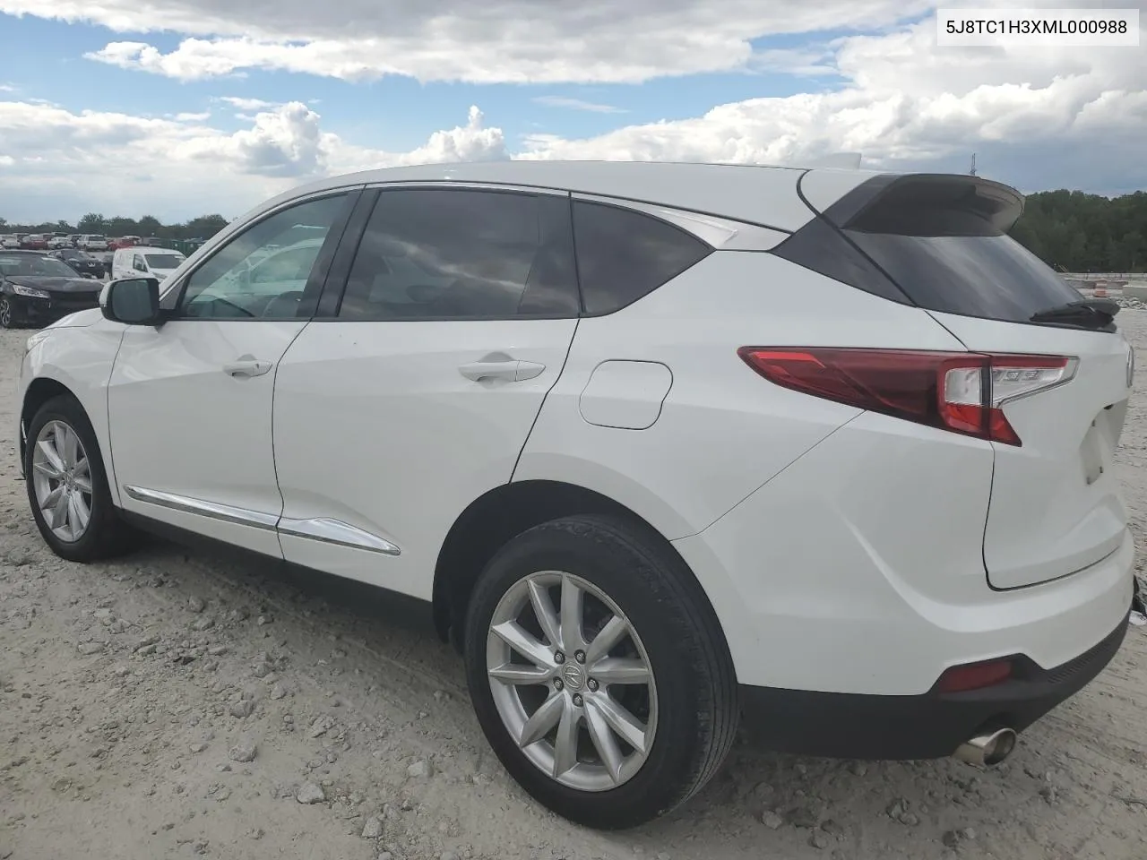 2021 Acura Rdx VIN: 5J8TC1H3XML000988 Lot: 71705334