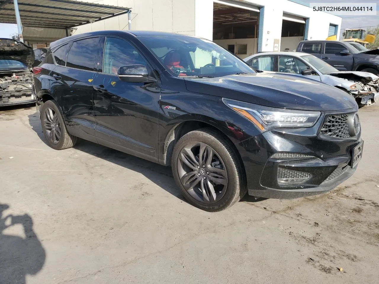 2021 Acura Rdx A-Spec VIN: 5J8TC2H64ML044114 Lot: 72228394