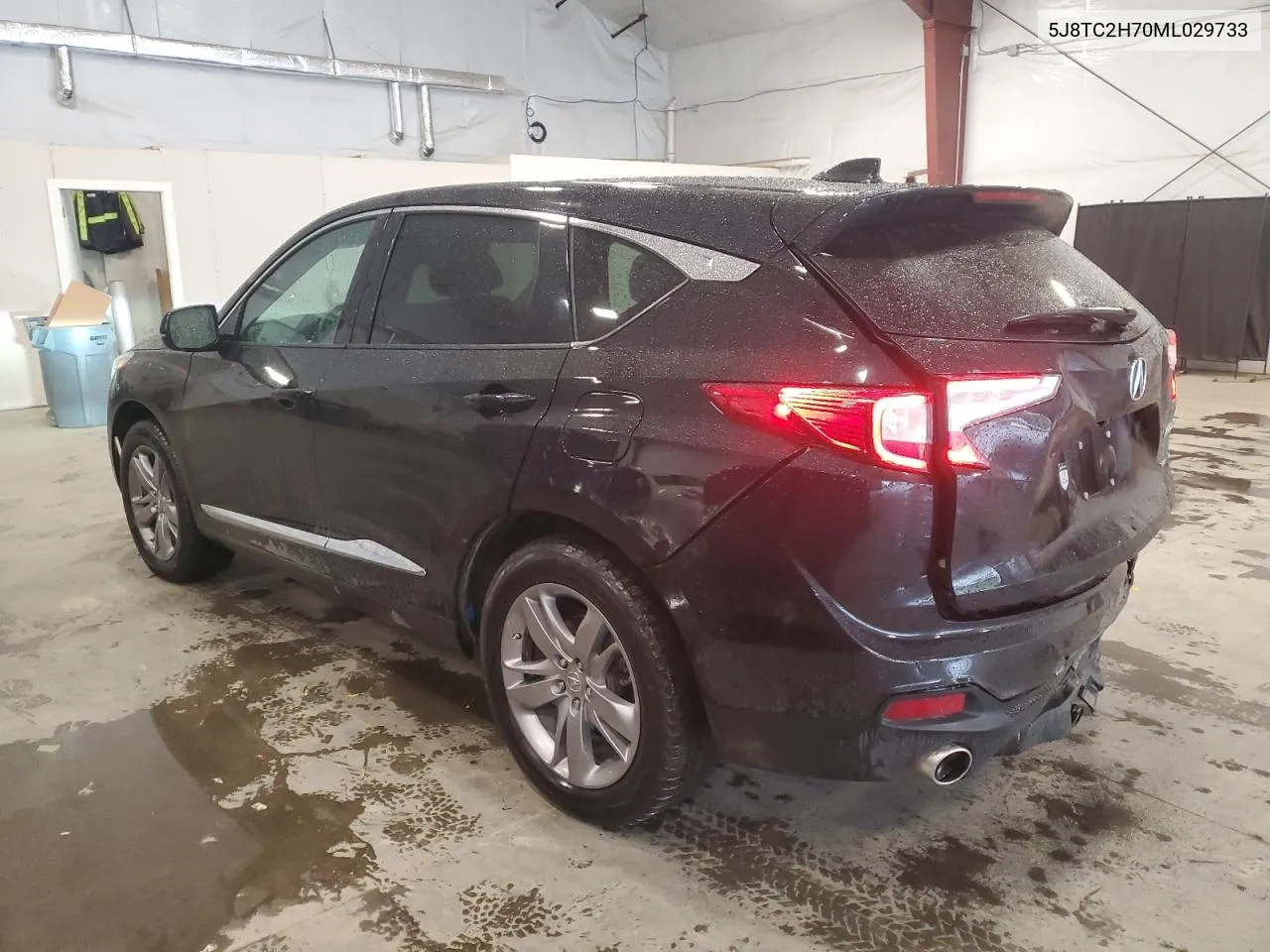 2021 Acura Rdx Advance VIN: 5J8TC2H70ML029733 Lot: 72419214