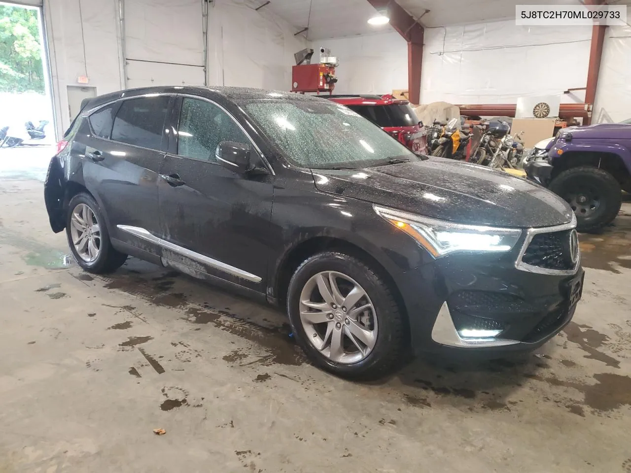 2021 Acura Rdx Advance VIN: 5J8TC2H70ML029733 Lot: 72419214