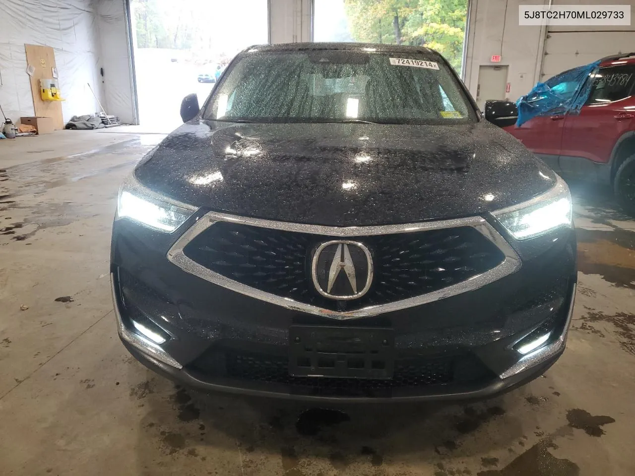 2021 Acura Rdx Advance VIN: 5J8TC2H70ML029733 Lot: 72419214