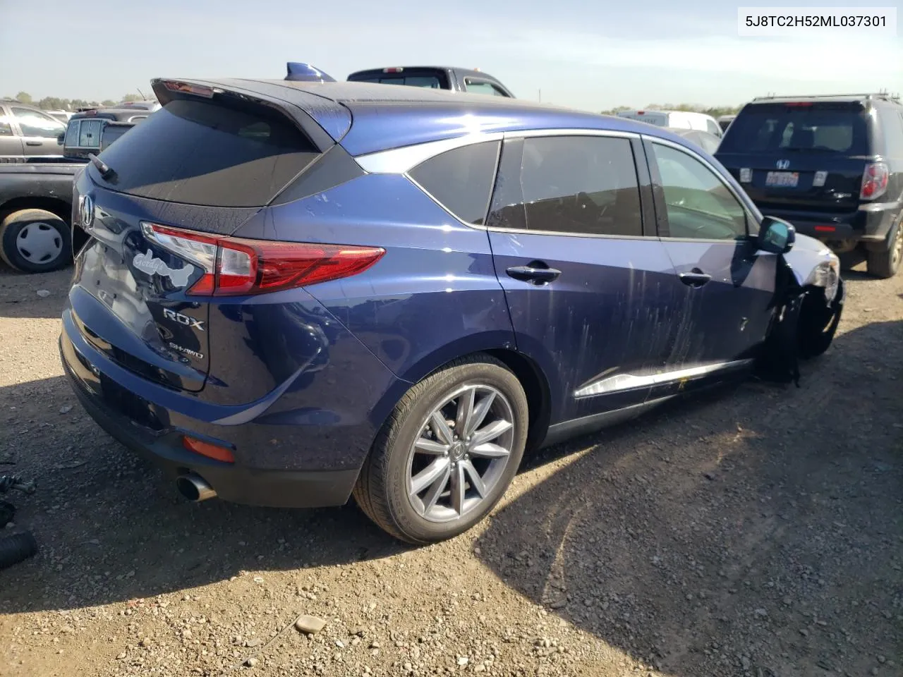 2021 Acura Rdx Technology VIN: 5J8TC2H52ML037301 Lot: 73804384