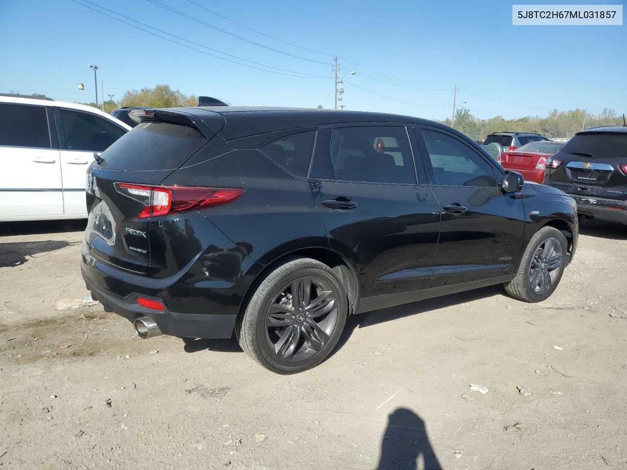 2021 Acura Rdx A-Spec VIN: 5J8TC2H67ML031857 Lot: 74115224