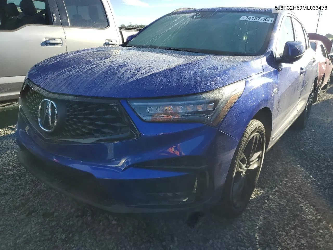 2021 Acura Rdx A-Spec VIN: 5J8TC2H69ML033478 Lot: 74137784