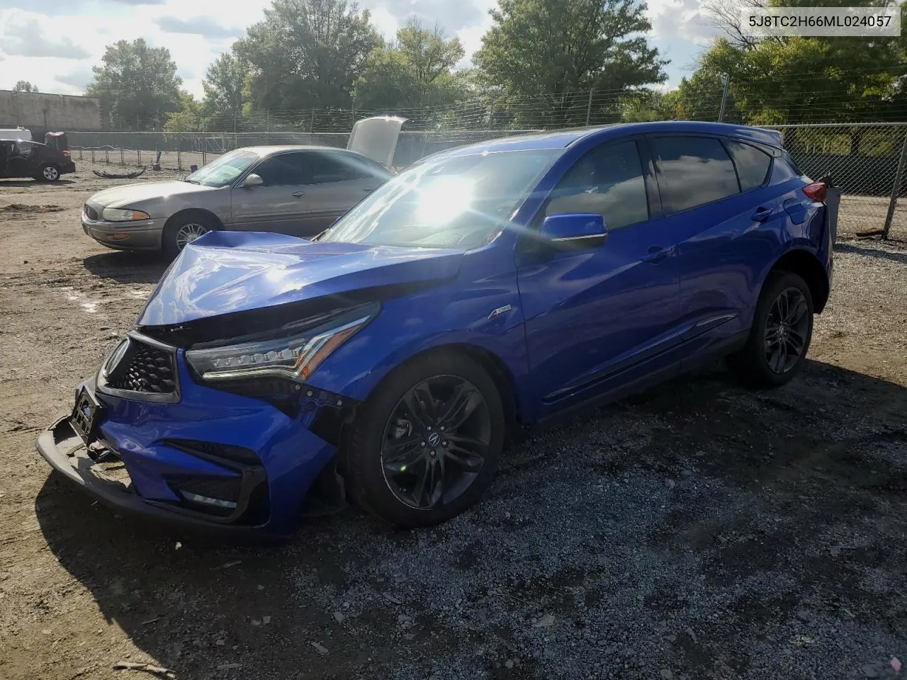 2021 Acura Rdx A-Spec VIN: 5J8TC2H66ML024057 Lot: 74512484