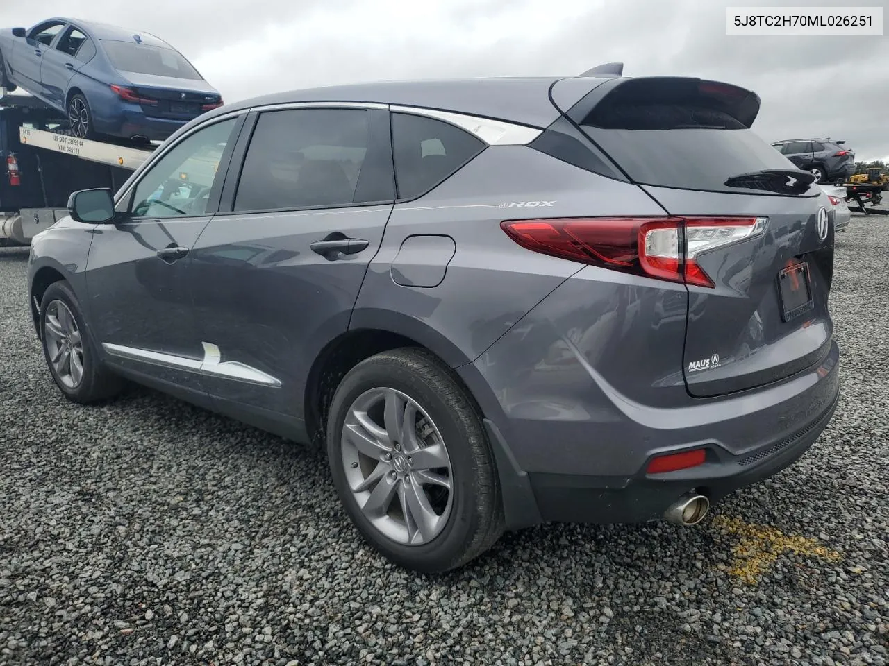 2021 Acura Rdx Advance VIN: 5J8TC2H70ML026251 Lot: 74994394