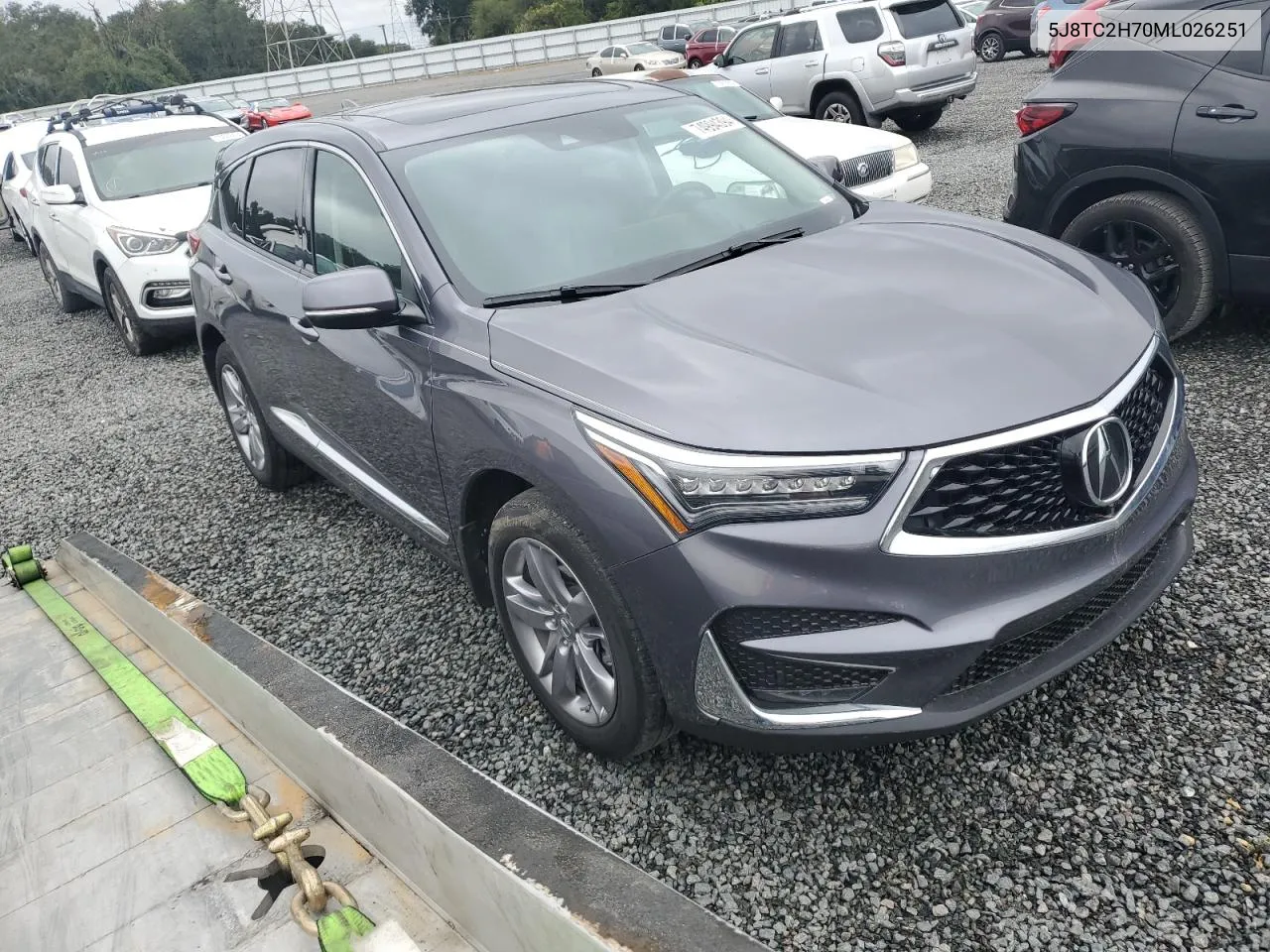 2021 Acura Rdx Advance VIN: 5J8TC2H70ML026251 Lot: 74994394