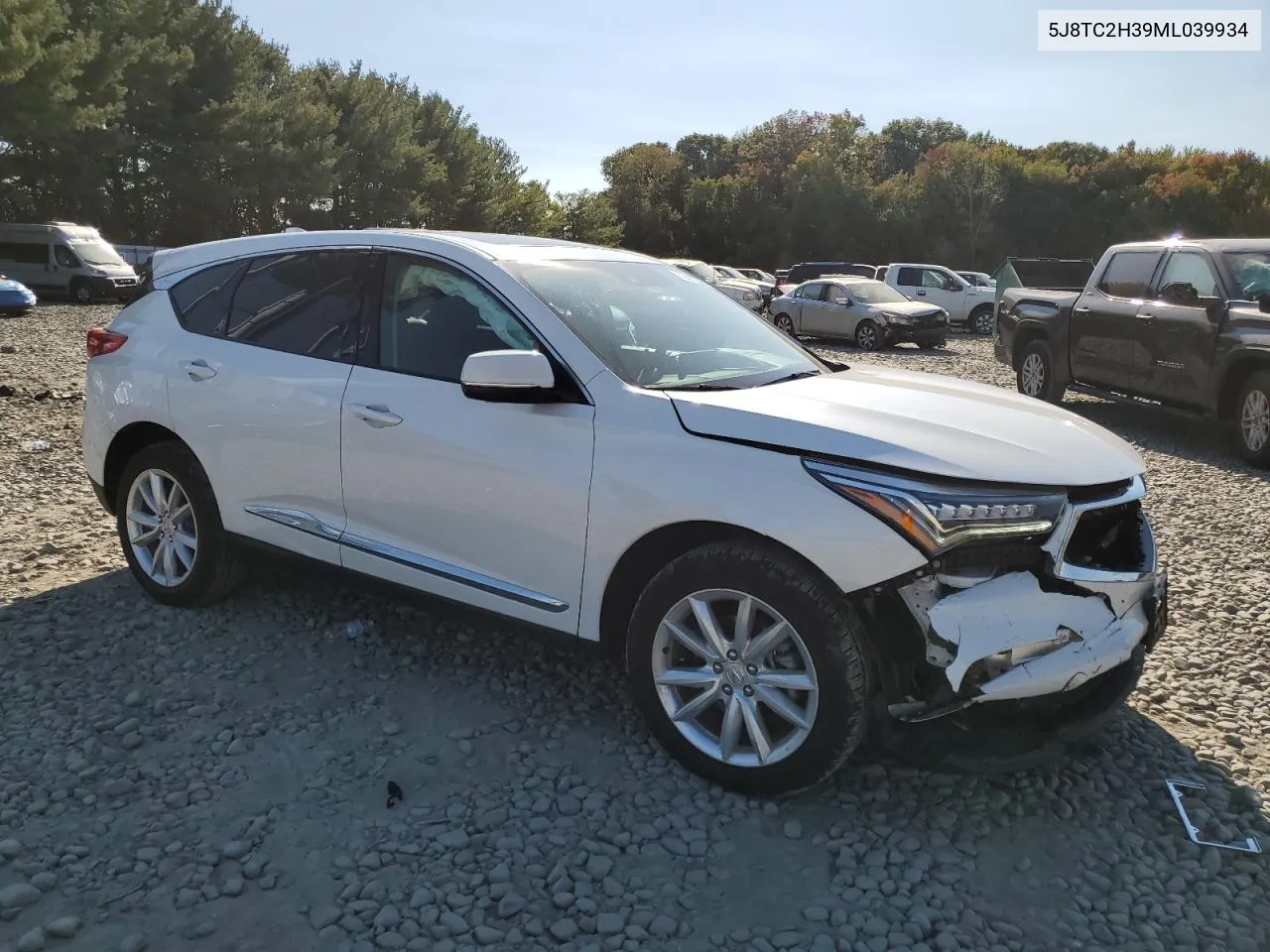 2021 Acura Rdx VIN: 5J8TC2H39ML039934 Lot: 76010424