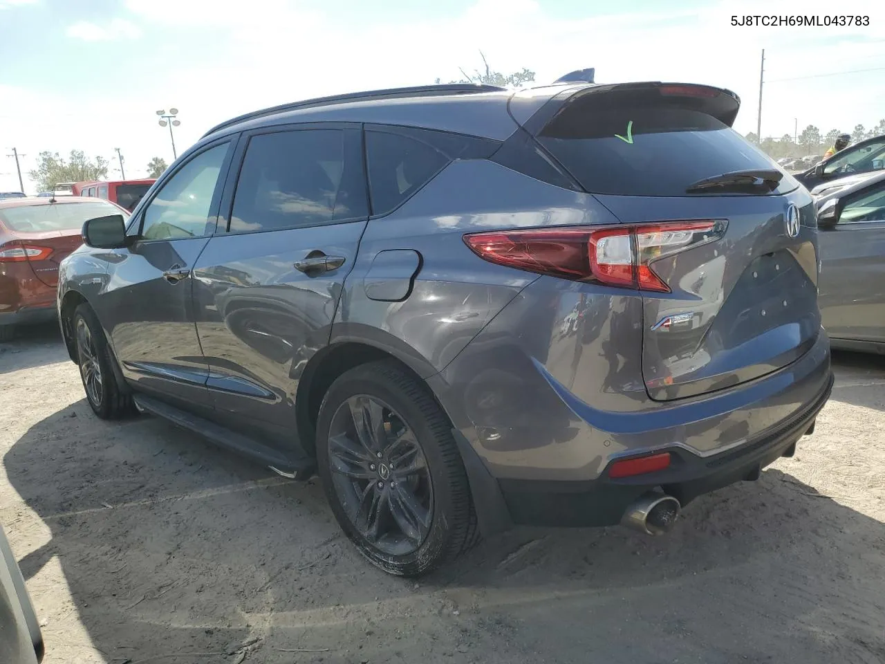 2021 Acura Rdx A-Spec VIN: 5J8TC2H69ML043783 Lot: 76569254