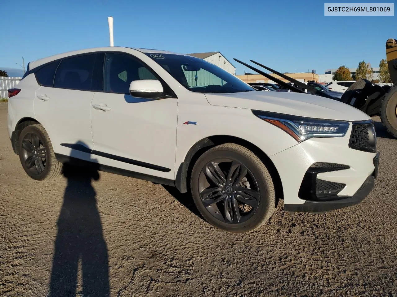 2021 Acura Rdx A-Spec VIN: 5J8TC2H69ML801069 Lot: 76597204