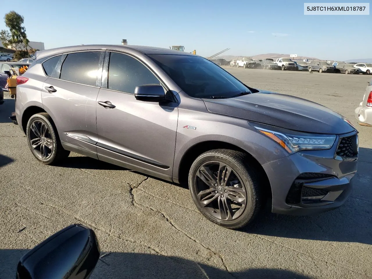 2021 Acura Rdx A-Spec VIN: 5J8TC1H6XML018787 Lot: 76702624