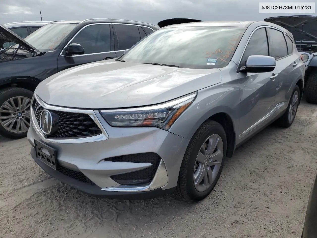 2021 Acura Rdx Advance VIN: 5J8TC2H73ML016281 Lot: 76926814