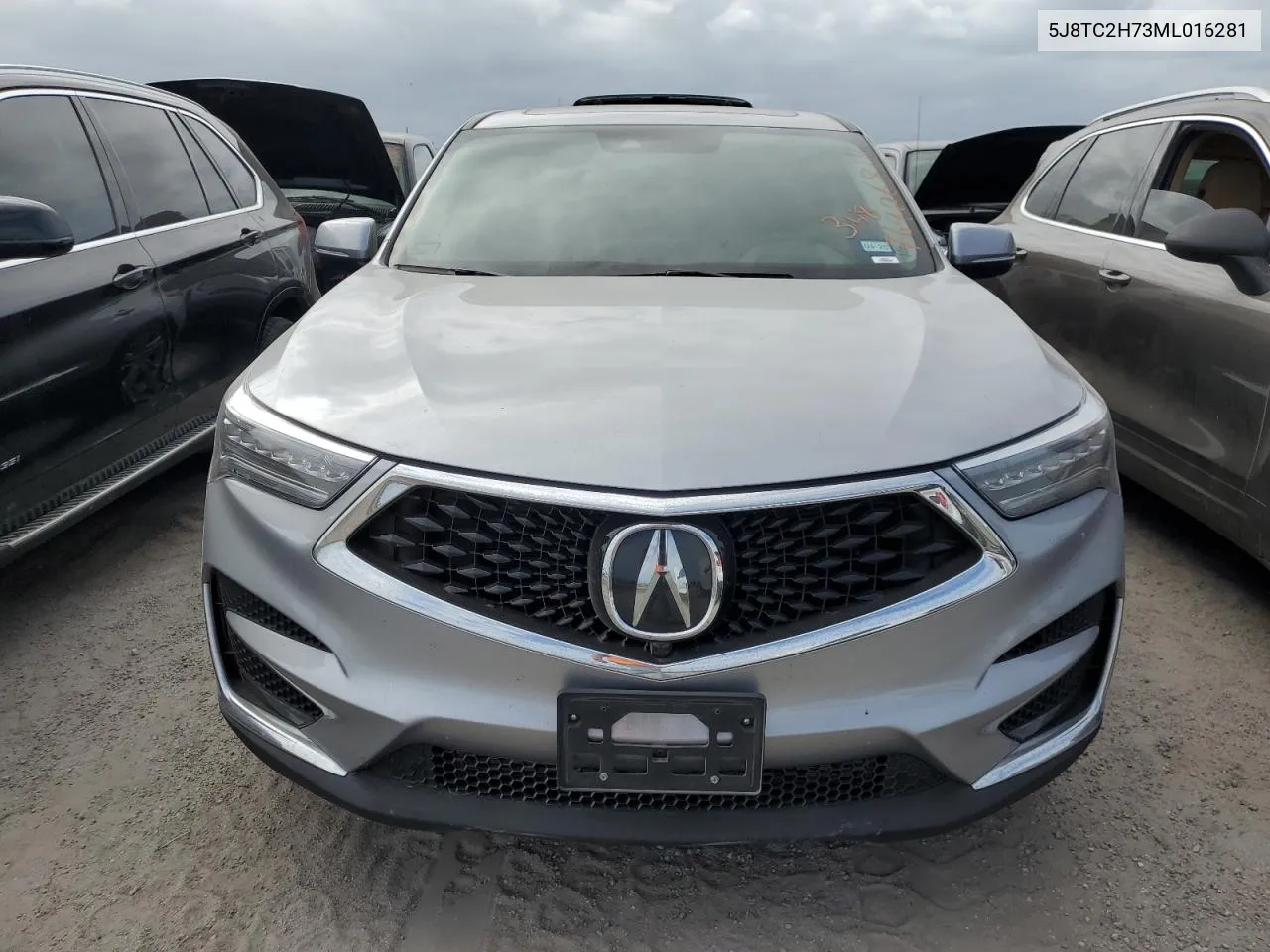 2021 Acura Rdx Advance VIN: 5J8TC2H73ML016281 Lot: 76926814