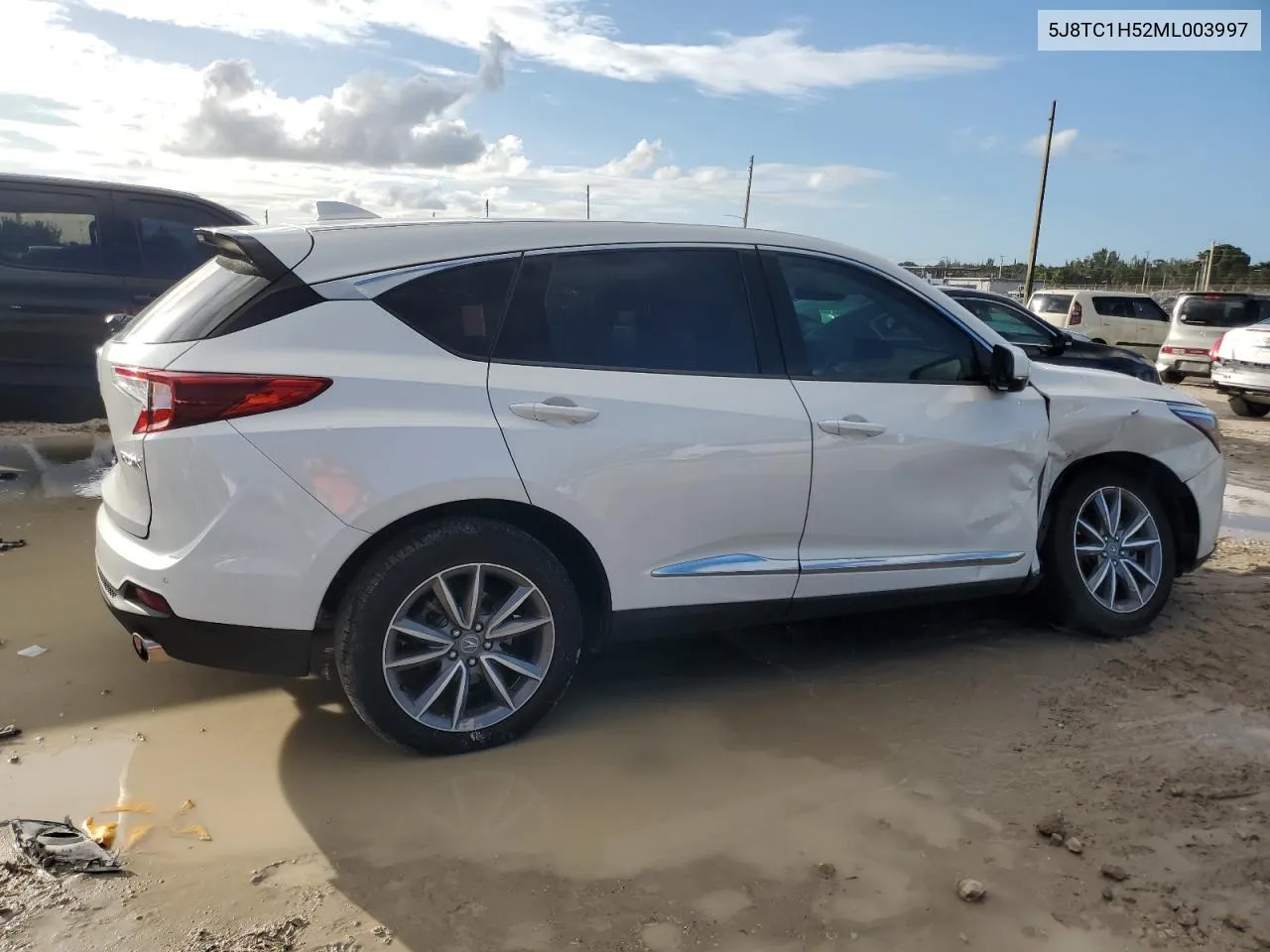 2021 Acura Rdx Technology VIN: 5J8TC1H52ML003997 Lot: 77079544