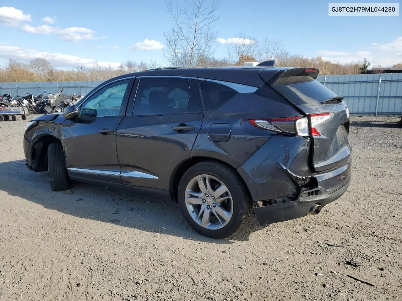 2021 Acura Rdx Advance VIN: 5J8TC2H79ML044280 Lot: 77430714