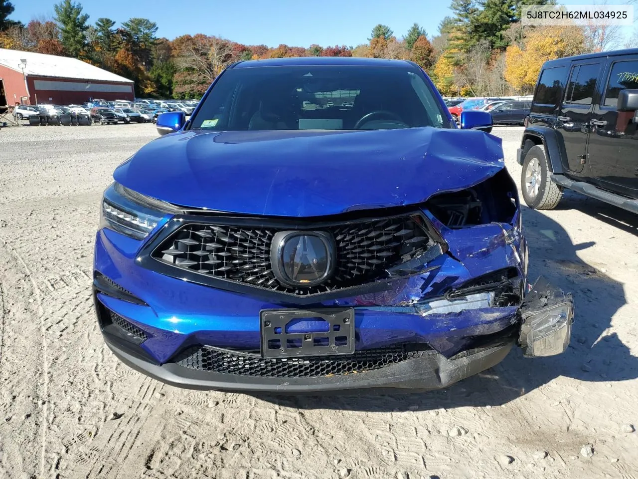 2021 Acura Rdx A-Spec VIN: 5J8TC2H62ML034925 Lot: 77791904