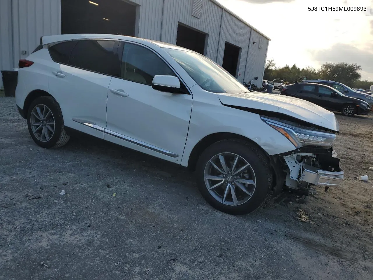 2021 Acura Rdx Technology VIN: 5J8TC1H59ML009893 Lot: 80361514