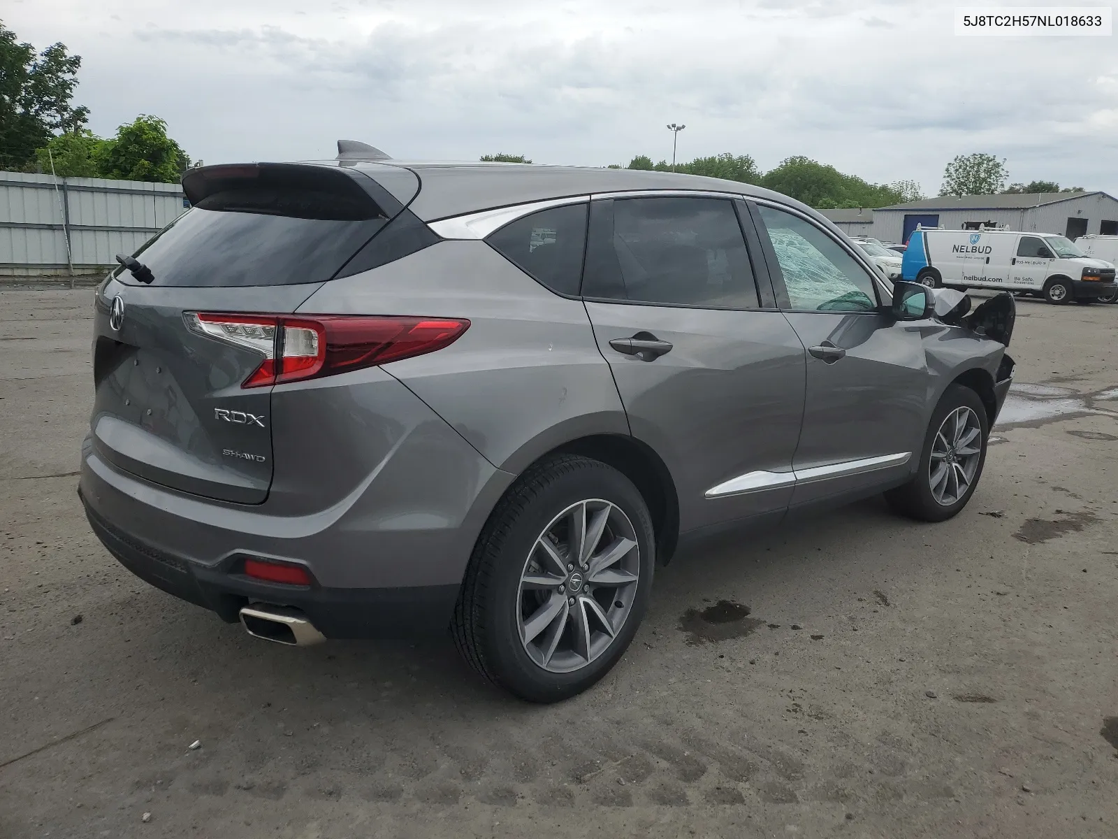 2022 Acura Rdx Technology VIN: 5J8TC2H57NL018633 Lot: 55803854