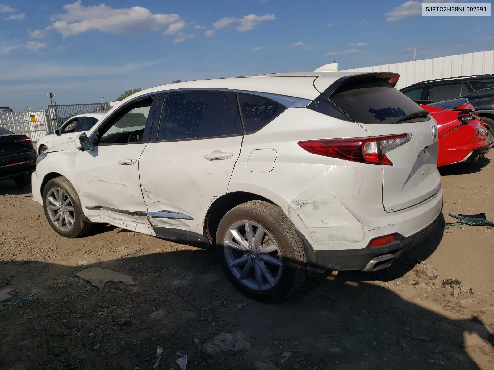 5J8TC2H38NL002391 2022 Acura Rdx