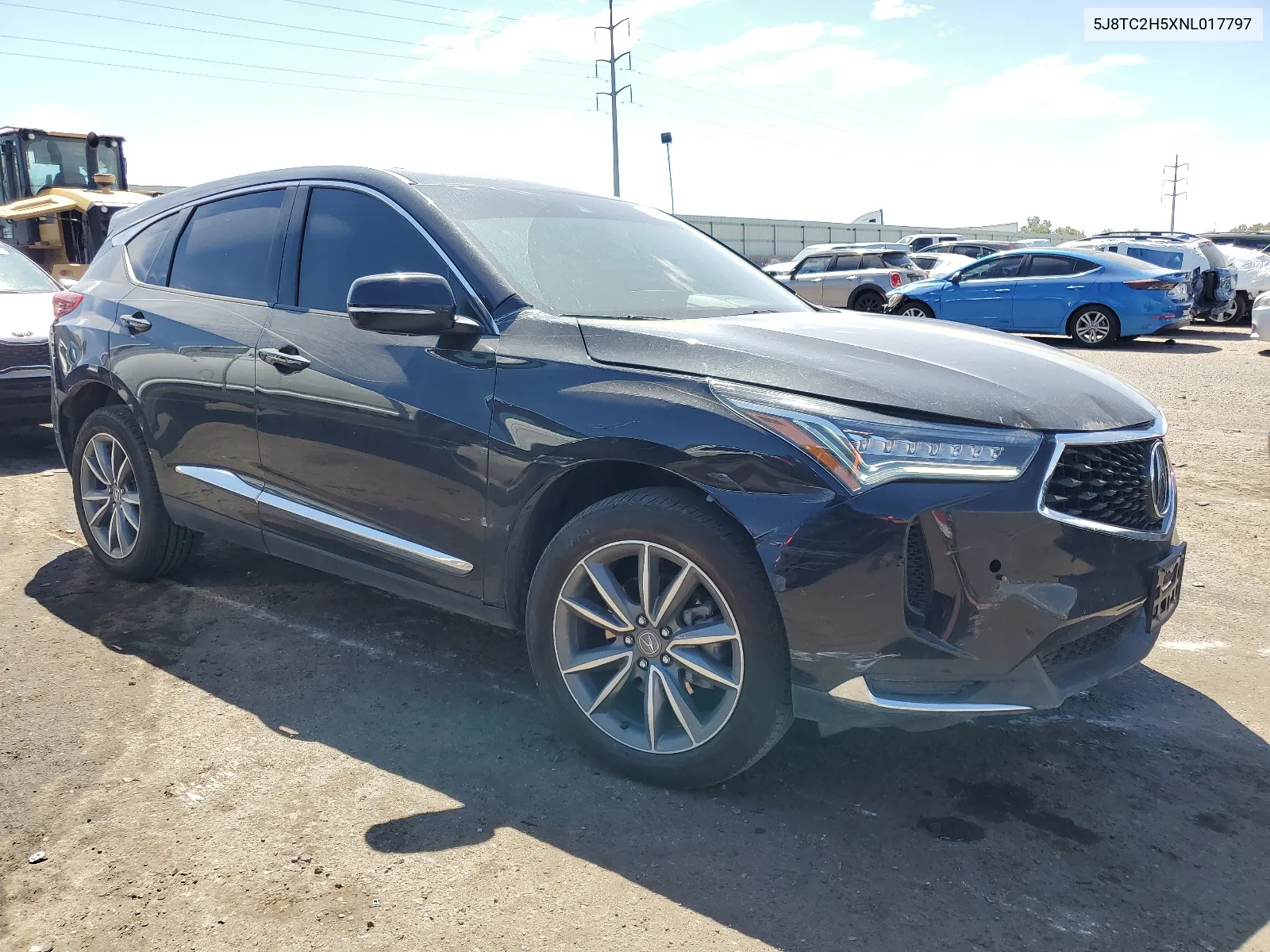 2022 Acura Rdx Technology VIN: 5J8TC2H5XNL017797 Lot: 67550754