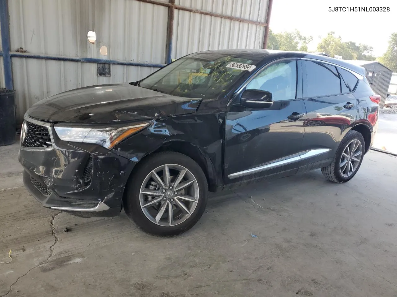 2022 Acura Rdx Technology VIN: 5J8TC1H51NL003328 Lot: 68362664