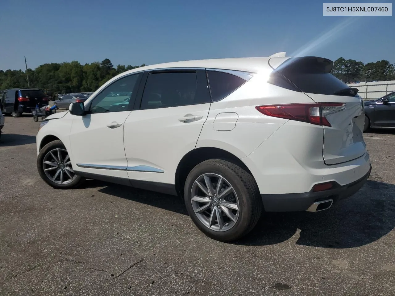 2022 Acura Rdx Technology VIN: 5J8TC1H5XNL007460 Lot: 70968794